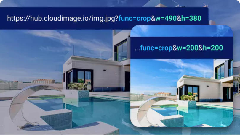 Fonctionnalité de redimensionnement et de compression d'images de nuages