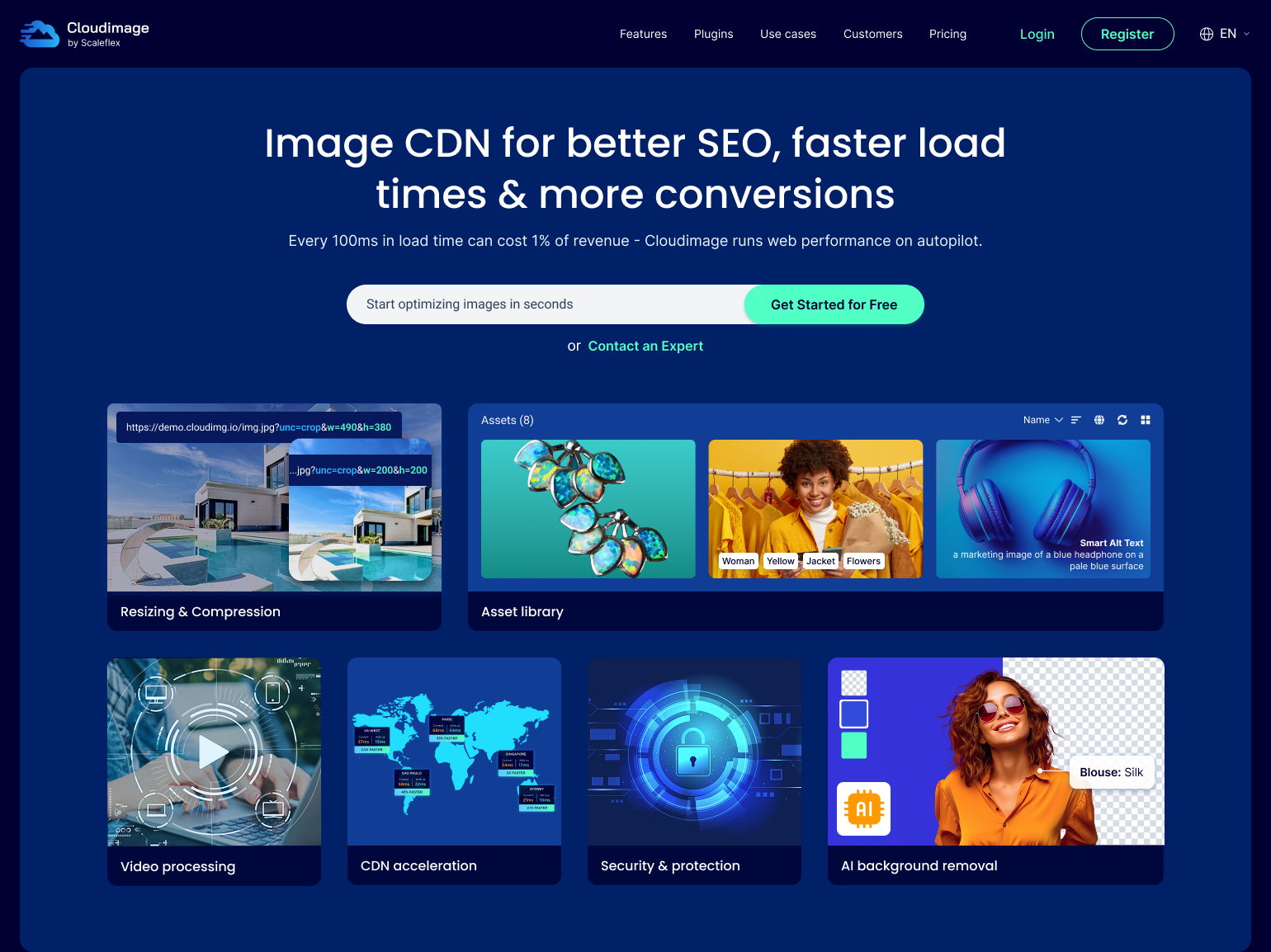 new Cloudimage website