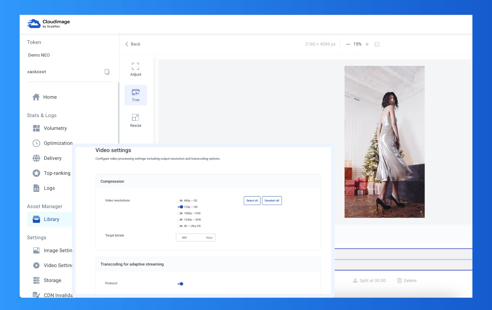 new Cloudimage video features