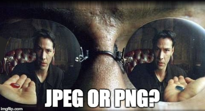 JPEG performs better with photographs