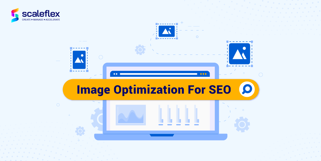 Illustration showing how image optimization improves Google search ranking