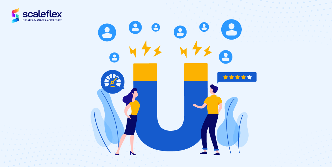 Illustration showing how accelerated content delivery increases brand loyalty