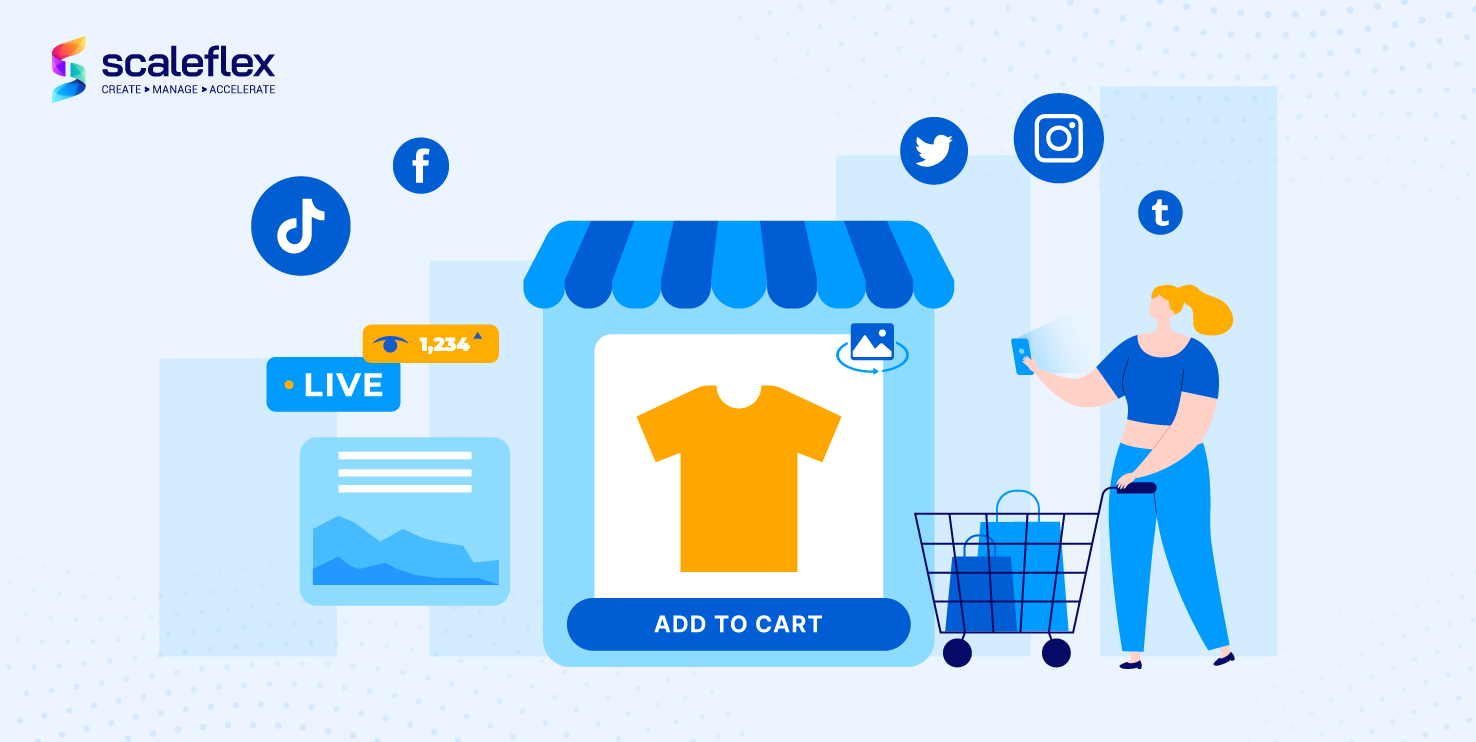 Infographic cover highlighting e-commerce statistics and trends for 2024