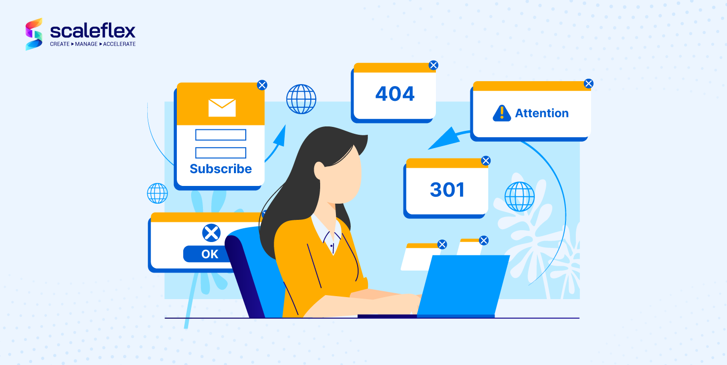 Illustration of redirect best practices for web performance optimization