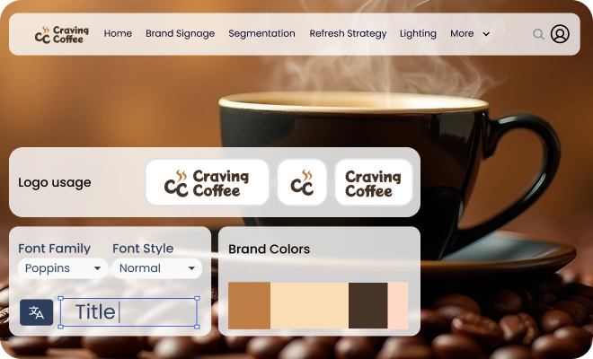 coffee brand portal