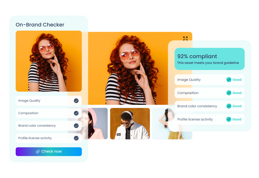 on-brand checking in digital asset management