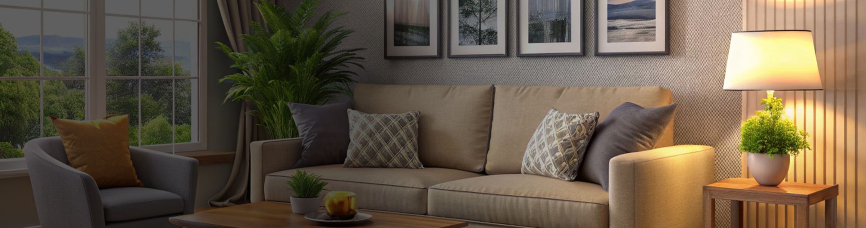 living room with couch